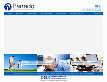 Tablet Screenshot of parrado.com.ar